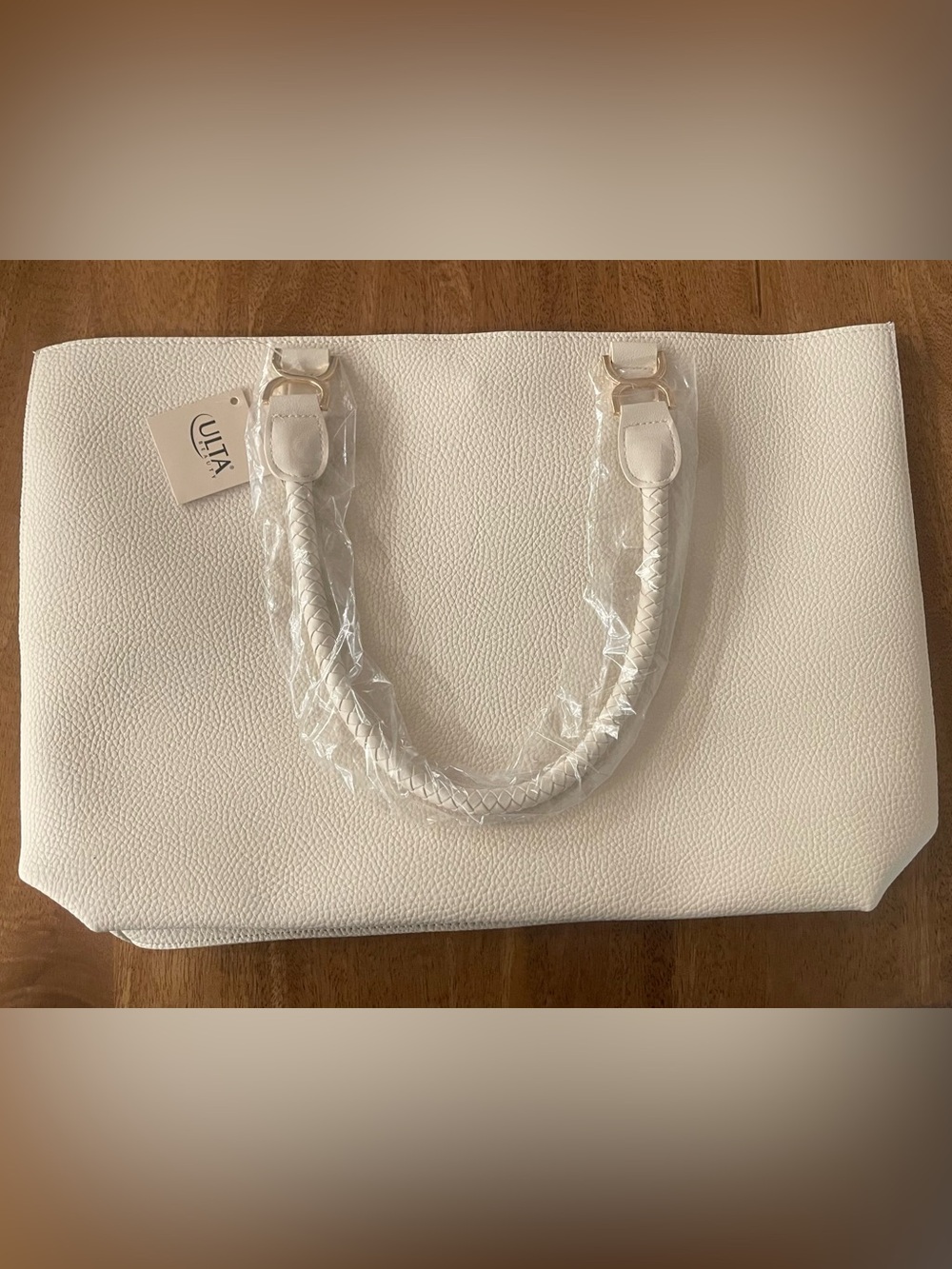 White tote bag